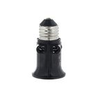 Переходник Ecola, с цоколя Е27 на Е27, с выходом на розетки, 75×45 мм - Фото 6