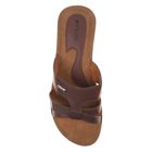 Туфли летние женские открытые, цвет коричневый, размер 37 (арт. 143-455 EW) - Фото 4