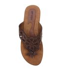 Туфли летние женские открытые, цвет коричневый, размер 37 (арт. 143-471 EW) - Фото 5
