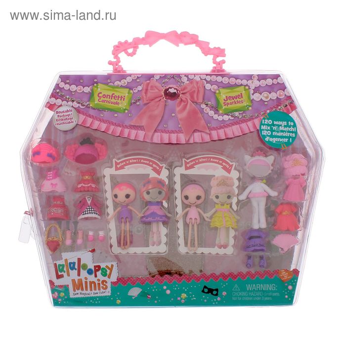 Игровой набор Lalaloopsy: 2 мини-куклы и аксессуары, МИКС - Фото 1