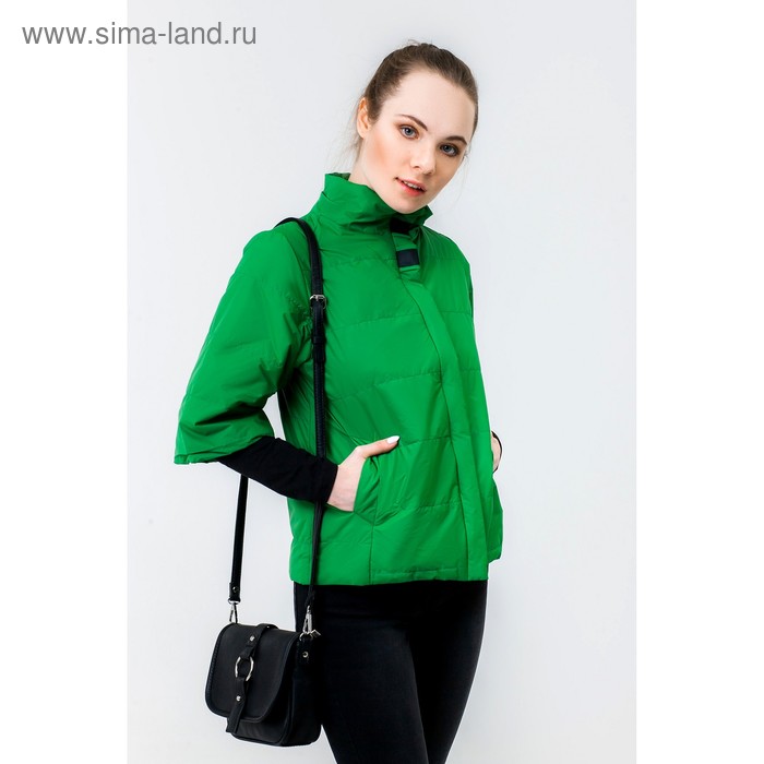 Куртка женская, рост 168 см, размер 48, цвет зелёный (арт. 63) - Фото 1