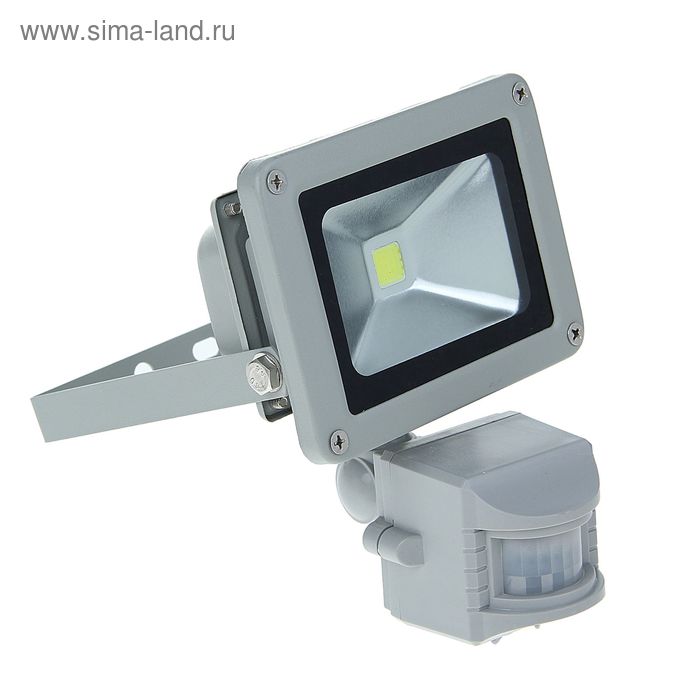 Прожектор светодиодный ASD СДО-2Д, 10 Вт, 160-260 В, 6500 К, 700 Лм, IP44, дат.движения - Фото 1