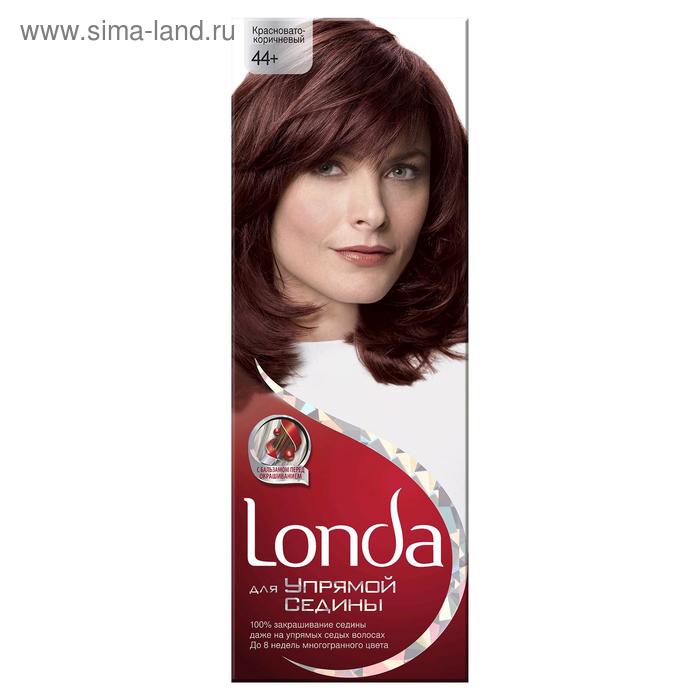 Крем-краска для волос Londa «Для упрямой седины», тон 44+, красно-коричневый - Фото 1