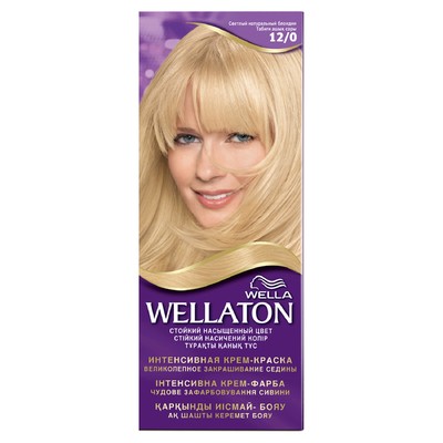 Крем-краска Wellaton Светлый натуральный блондин, 12/0