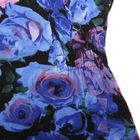 Платье "Крылья бабочки", рост 116 см (60), цвет чёрный, принт розы (арт. ДПК446820н) - Фото 3