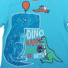 Футболка для мальчика "Дино", рост 92 см (50), цвет бирюзовый, принт Два динозавра (арт. ПДК005001) - Фото 3