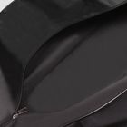 Сумка дорожная на молнии, 2 наружных кармана, цвет чёрный - Фото 5