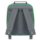 Рюкзак школьный на молнии "Машина", 2 отдела, 2 наружных кармана, зелёный - Фото 3