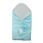 Одеяло-конверт на липучке, цвет ментол, размер 75x75x1 см (арт. 40-8510) - Фото 1