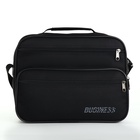 Сумка мужская Luris, 2 наружных кармана, 2 отдела, чёрная - Фото 2