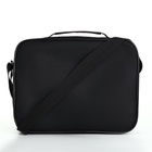 Сумка мужская Luris, 2 наружных кармана, 2 отдела, чёрная - Фото 3