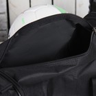 Сумка мужская на молнии "Визит", 3 отдела, 2 наружных кармана, чёрная - Фото 4
