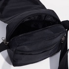 Сумка кросс-боди мужская Luris, на молнии, 17×9×17 см, чёрная - Фото 7