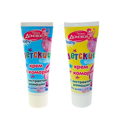 Крем от комаров «Домовой Прошка», детский, с экстрактом ромашки, 40 мл