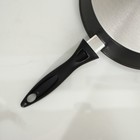 Сковорода «Хозяюшка», d=26 см, h=10 см, антипригарное покрытие, цвет чёрный - Фото 3