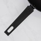 Сковорода Wok, d=26 см, съёмная ручка, антипригарное покрытие, цвет чёрный - Фото 4