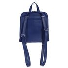 Рюкзак молодёжный на молнии, 2 отдела с расширением, 1 наружный карман, синий - Фото 3