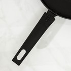 Сковорода «Дарья», d=28 см, съёмная ручка, антипригарное покрытие, цвет чёрный - Фото 4