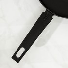 Сковорода «Дарья», d=30 см, съёмная ручка, антипригарное покрытие, цвет чёрный - фото 4556062