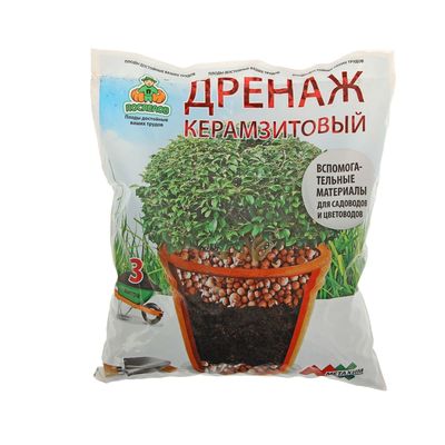 Дренаж керамзитовый фр 5-10, 3 л