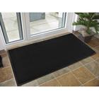 Коврик придверный влаговпитывающий, ребристый, «Стандарт», 120×180 см, чёрный - Фото 1