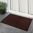 Коврик придверный влаговпитывающий, ребристый, «Стандарт», 120×180 см, коричневый - Фото 5