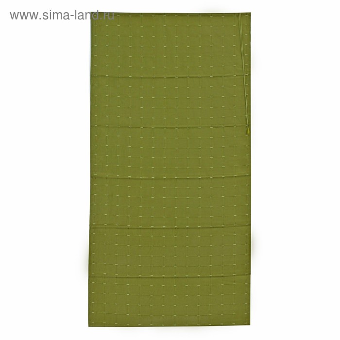 Римская тканевая штора 100х160 см Ammi, цвет зелёный - Фото 1
