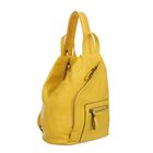 Сумка-рюкзак на молнии, 1 отдел, 2 наружных кармана, жёлтый - Фото 4