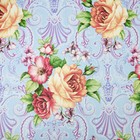 Скатерть на нетканой основе многоразовая с бейкой «Цветы», 130×160 (+/-6) см, цвет микс - Фото 3