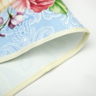 Скатерть на нетканой основе многоразовая с бейкой «Цветы», 130×160 (+/-6) см, цвет микс - Фото 4