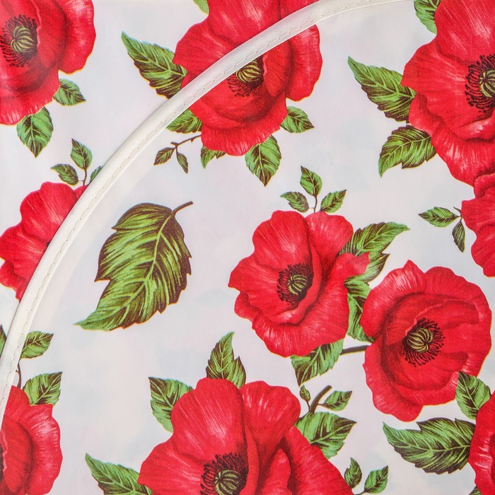 Скатерть на нетканой основе многоразовая с бейкой «Цветы», 130×160 (+/-6) см, цвет микс - фото 1906813893