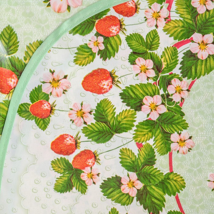 Скатерть на нетканой основе многоразовая с бейкой «Цветы», 130×160 (+/-6) см, цвет микс - фото 1906813894