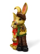 Садовая фигура из полистоуна «Зайчики», 48×11×23 см - Фото 5