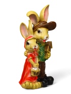 Садовая фигура из полистоуна «Зайчики», 48×11×23 см - Фото 9