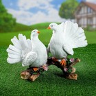 Садовая фигура "Голуби белые пара" - Фото 1