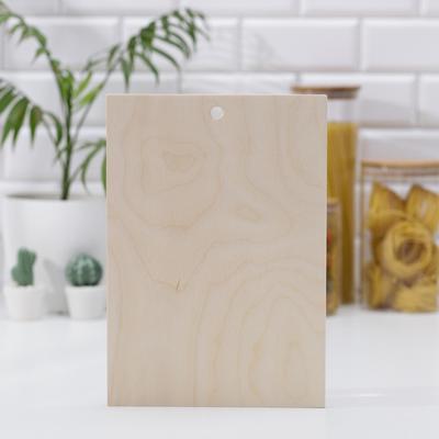 Доска разделочная деревянная Доляна, берёза, 21×30×0,8 см