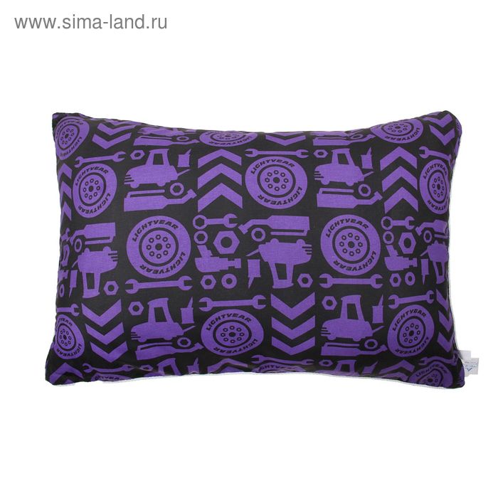 Подушка  "Тачки" 50*70 см файбер, поплин - Фото 1