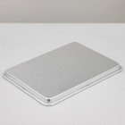 Противень алюминиевый, 45×33 см, цвет серебряный - Фото 3