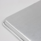 Противень алюминиевый, 45×33 см, цвет серебряный - Фото 2