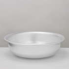 Таз алюминиевый, 32,9 л, d=63 см, h=14,5 см - Фото 1