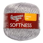 Пряжа Softness (Нежность) 47% хлопок, 53% вискоза 400м/100гр (4152, серый+В) - Фото 2