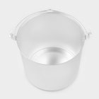 Ведро с крышкой, 10 л, h=21.5 см, d=26 см, алюминий - Фото 3