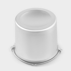 Ведро с крышкой, 10 л, h=21.5 см, d=26 см, алюминий - Фото 5