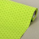 Бумага упаковочная крафт "Горошки", салатовый, 0.5 х 10 м - Фото 1