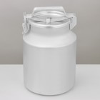 Бидон алюминиевый, 10 л, с крышкой - Фото 2