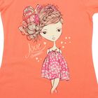 Платье для девочки, рост 146 см, цвет персиковый (арт.CSJ 61115 (102)) - Фото 3