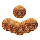 Тарелка бумажная «С днём рождения!», череп, 18 см - Фото 2