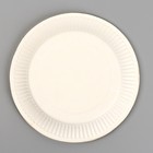 Тарелка одноразовая бумажная "С днем рождения" свечи и гирлянда (18 см) (комплект 10 шт) - фото 20647335 Тарелка одноразовая бумажная "С днем рождения" свечи и гирлянда (18 см) (комплект 10 шт) - фото 20647335