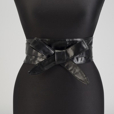 Пояс-кушак, ширина - 7см, чёрный