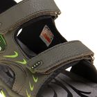 Туфли открытые школьные Зебра арт. 9221-3 (зеленый) (р. 35) - Фото 7